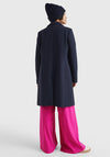 Tommy Hilfiger Womens Classic Wool Blend Coat, Desert Sky