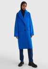 Tommy Hilfiger Womens Wool Blend Relaxed Coat, Kettle Blue