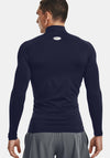 Under Armour Cold Gear Compression Mock Neck Top, Midnight Navy