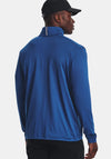 Under Armour Playoff Quarter Zip Top, Blue Mirage