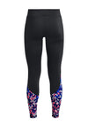 Under Armour Girls Cold Gear Leggings, Black & Punk Pink