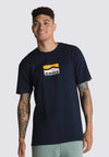 Vans Center Sidestripe T-Shirt, Navy