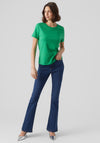 Vero Moda Basic T-Shirt, Bright Green
