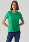 Vero Moda Basic T-Shirt, Bright Green