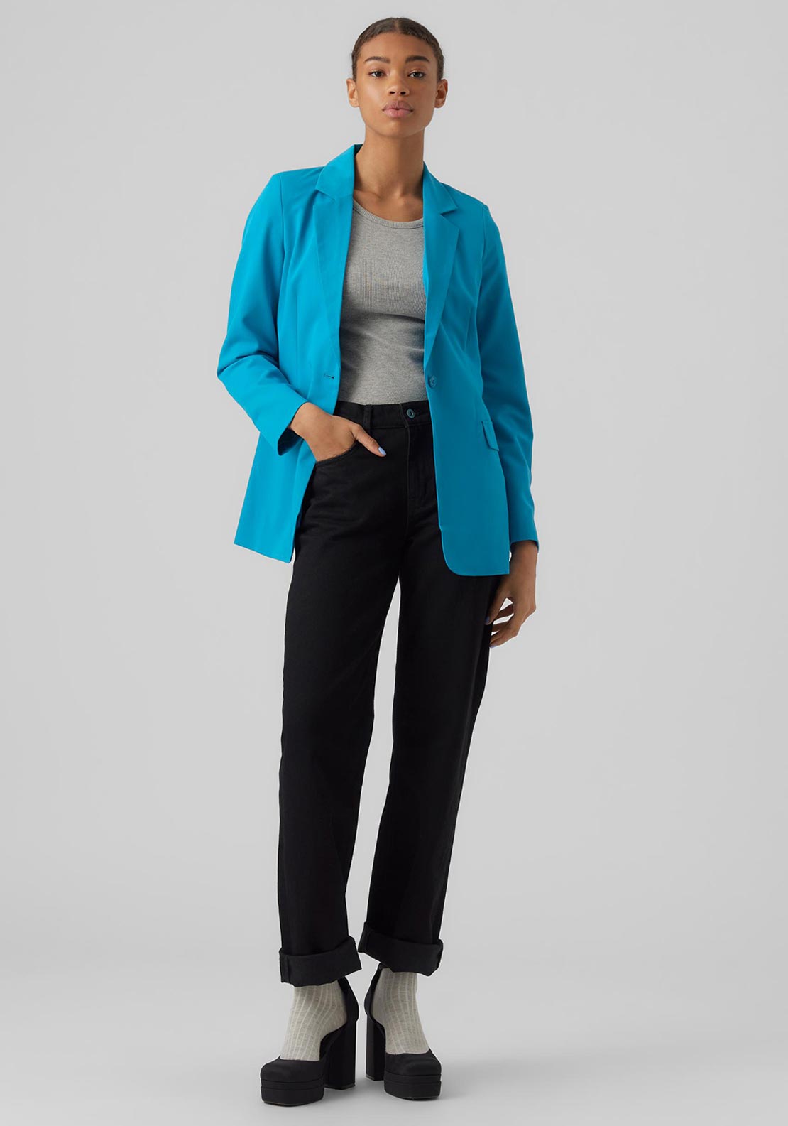 Vero Moda Zelda Loose Blazer, Caneel Bay