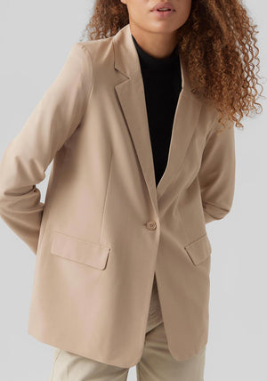 Vero Moda Zelda Loose Blazer, Humus