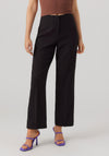 Vero Moda Sandy Straight Leg Trousers, Black
