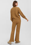 Vero Moda Alanis Panel Rib Jumper, Tiger’s Eye