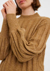 Vero Moda Alanis Panel Rib Jumper, Tiger’s Eye