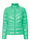 Vero Moda Short Quilted Zip Jacket, Bright Green