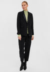 Vero Moda Laura Satin Collar Blazer, Black