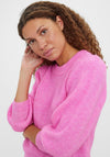 Vero Moda Three Quarter Sleeve Jumper, Cyclamen