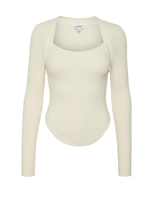 Vero Moda Cara Knit Top, Birch