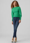 Vero Moda Holly Knit Sweater, Bright Green