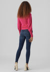 Vero Moda Holly Knit Sweater, Pink Yarrow
