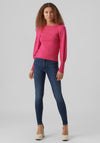 Vero Moda Holly Knit Sweater, Pink Yarrow