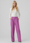Vero Moda Zelda Wide Leg Trousers, Radiant Orchid