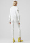 Vero Moda Wild Soya Short Denim Jacket, Bright White