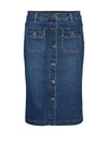 Vero Moda Perry High Waist Denim Skirt, Medium Blue