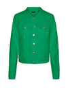 Vero Moda Wild Soya Short Denim Jacket, Bright Green