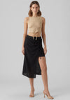 Vero Moda Camma Tie Waist Crop Top, Irish Cream
