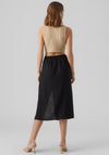 Vero Moda Camma Tie Waist Crop Top, Irish Cream