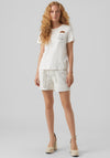 Vero Moda Cara Pocket Full of Sunshine T-Shirt, Snow White