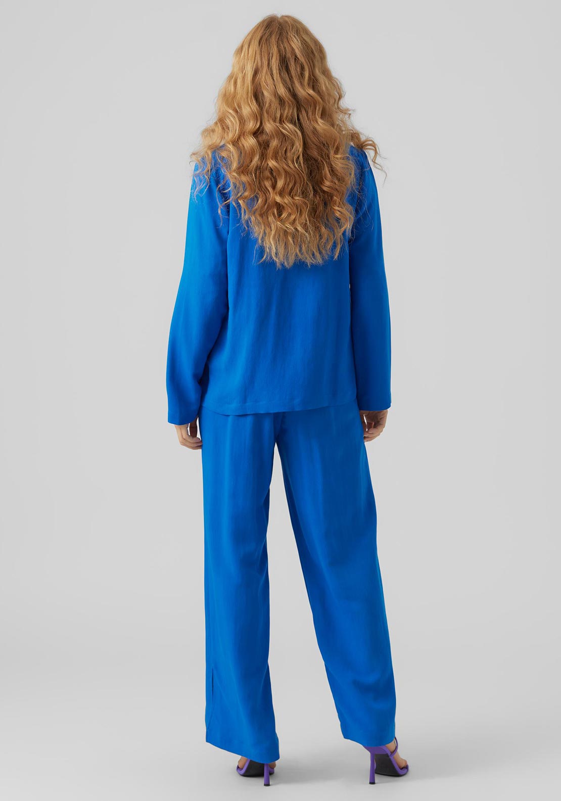 Vero Moda Jersey Double Breasted Blazer, Skydiver