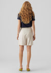 Vero Moda Lillmuno Shorts, Oatmeal
