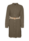 Vero Moda Ruby Shirt Dress, Capers