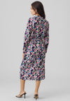 Vero Moda Bonni Print Shirt Dress, Navy Blazer Multi