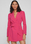 Vila Gery Belted Blazer Mini Dress, Pink Yarrow