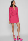 Vila Gery Belted Blazer Mini Dress, Pink Yarrow