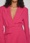 Vila Gery Belted Blazer Mini Dress, Pink Yarrow