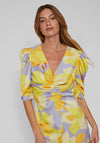 Vila Johanna Floral Midi Dress, Sweet Lavender
