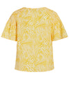 Vila Imia Printed Crepe Top, Solar Power