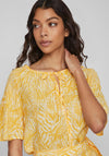 Vila Imia Printed Crepe Top, Solar Power