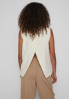 Vila Lysa Slit Back Waistcoat, Birch