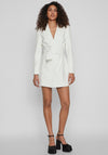 Vila Gery Belted Blazer Mini Dress, Cloud Dancer