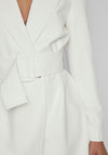 Vila Gery Belted Blazer Mini Dress, Cloud Dancer