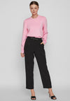 Vila Puffy Soft Touch Sweatshirt, Begonia Pink