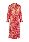 Vila Leaf Print Wrap Maxi Dress, Tigerlily