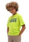 Vans Kids Classic Short Sleeve Tee, Lime Green