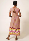 White Stuff Addison Sunrise Print Maxi Dress, Plum Multi