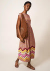 White Stuff Addison Sunrise Print Maxi Dress, Plum Multi