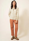White Stuff Jasmine Printed Shirt, Beige Multi