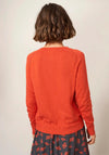 White Stuff Lulu Short Knit Cardigan, Bright Orange