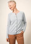 White Stuff Lulu Short Knit Cardigan, Grey Marl