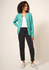 White Stuff Lulu Short Knit Cardigan, Mid Teal