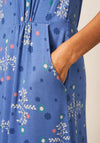 White Stuff Tallie Print Jersey Dress, Blue